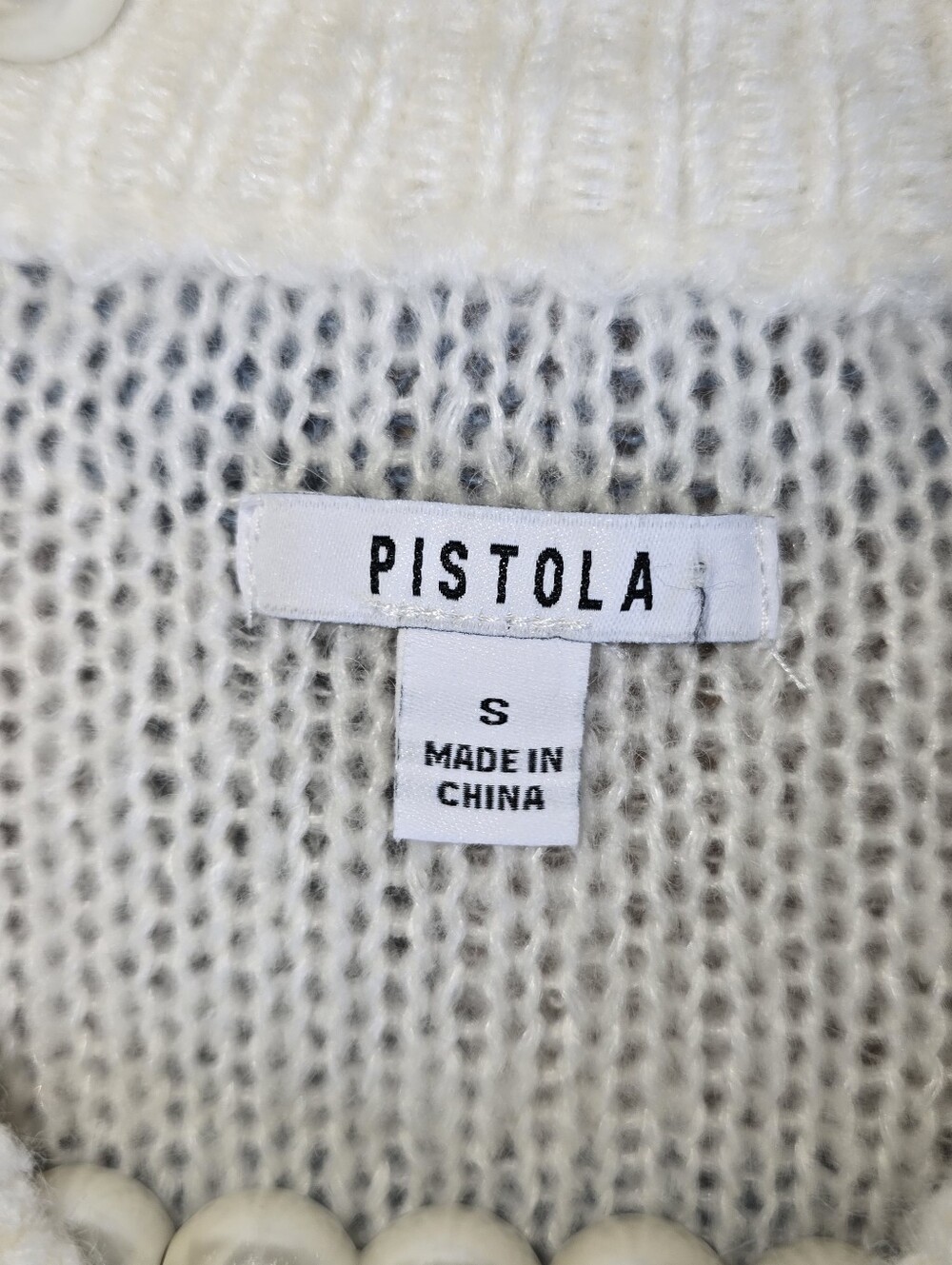 Pistola Moa Striped Bubble Sweater in Blue & Gradient Stripe S - Picture 6 of 8